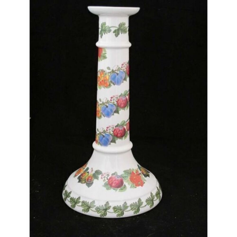 Portmeirion Pomona Tall Candlestick Holder Candle Fruit